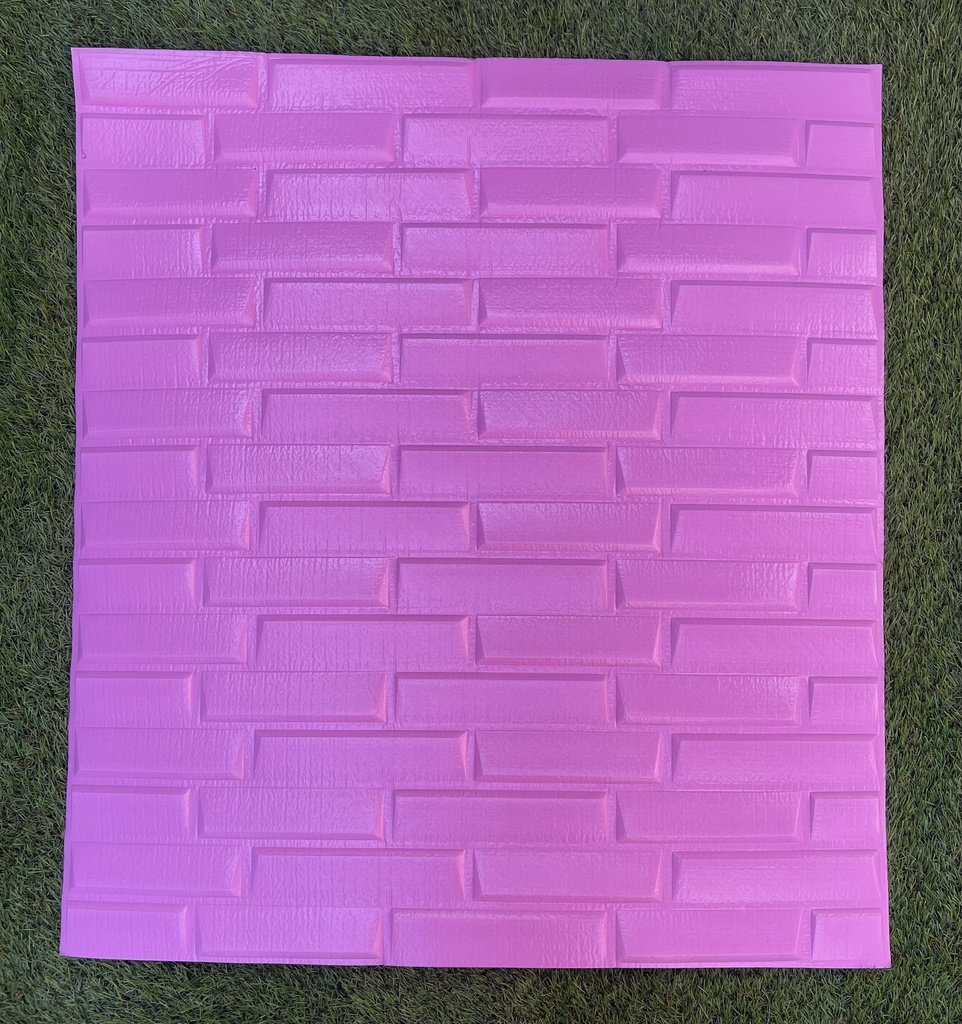 PANEL 3D LADRILLO ROSADO