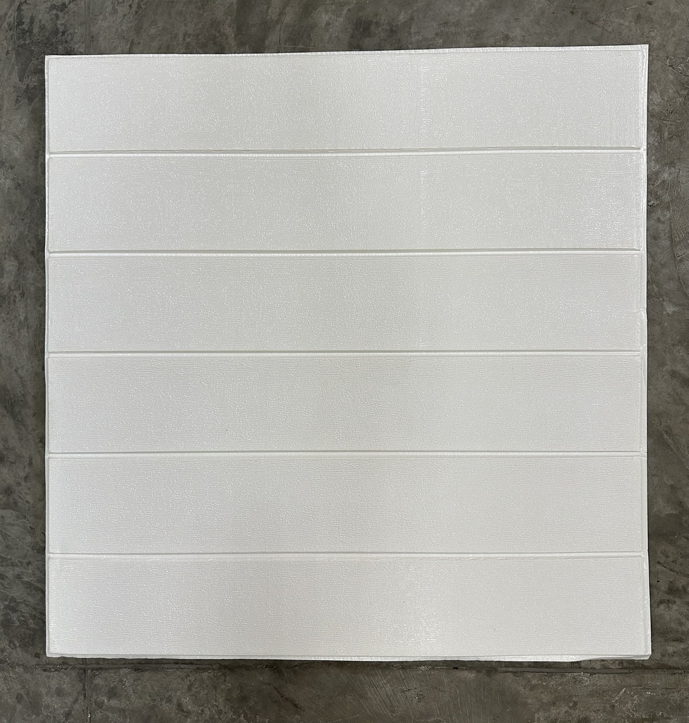 PANEL 3D LISO BLANCO. MW-007
