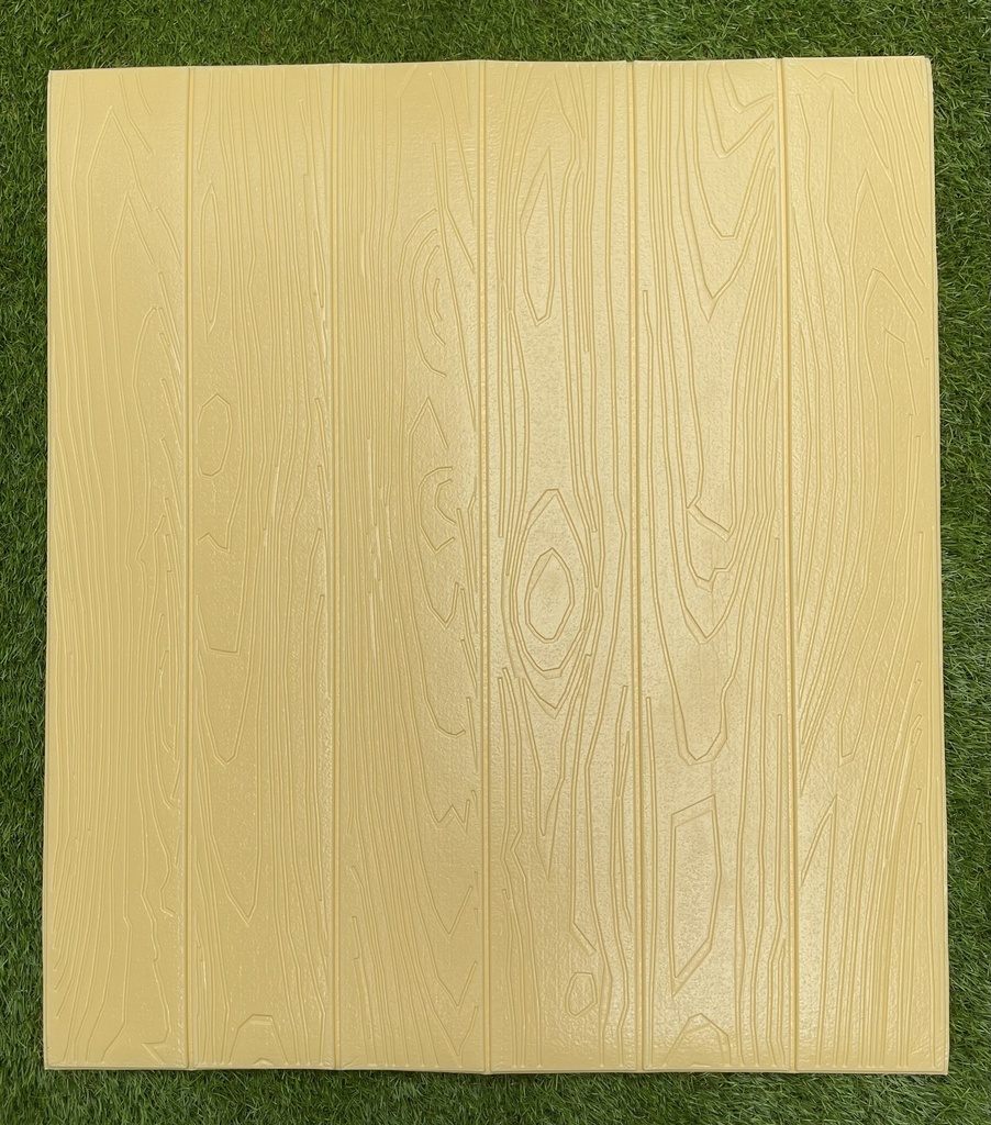 PANEL 3D LISO MADERA AMARILLO