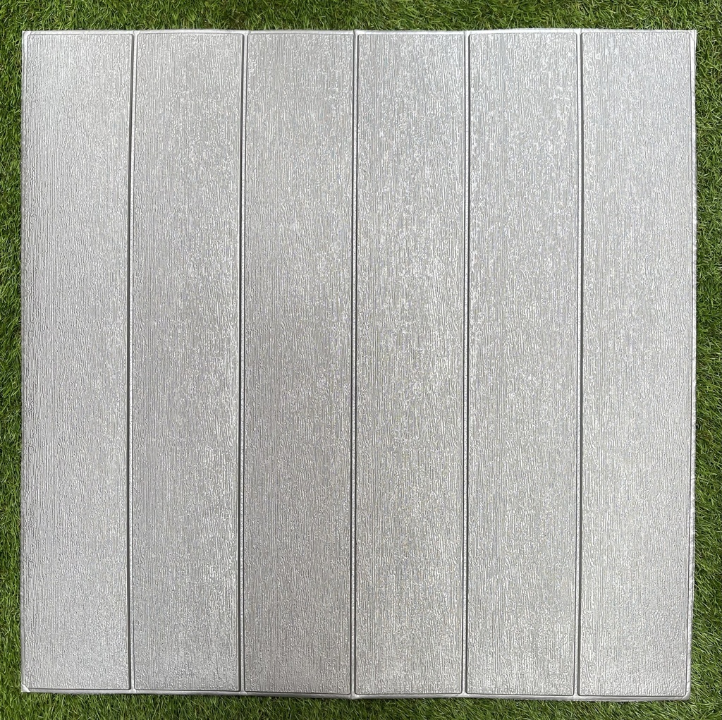 PANEL 3D LISO PLATA