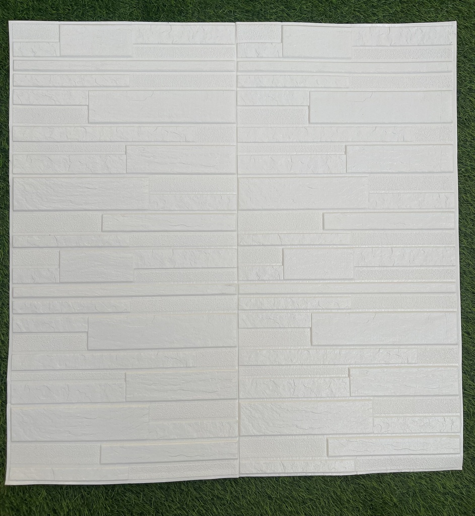 PANEL 3D LADRILLO PREMIUN BLANCO