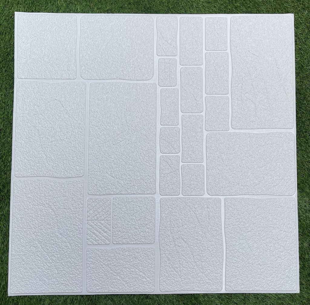 PANEL 3D MOSAICO BLANCO