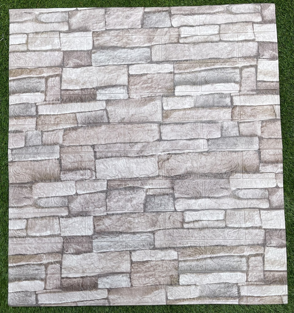 PANEL 3D PIEDRA BEIGE ZW-006