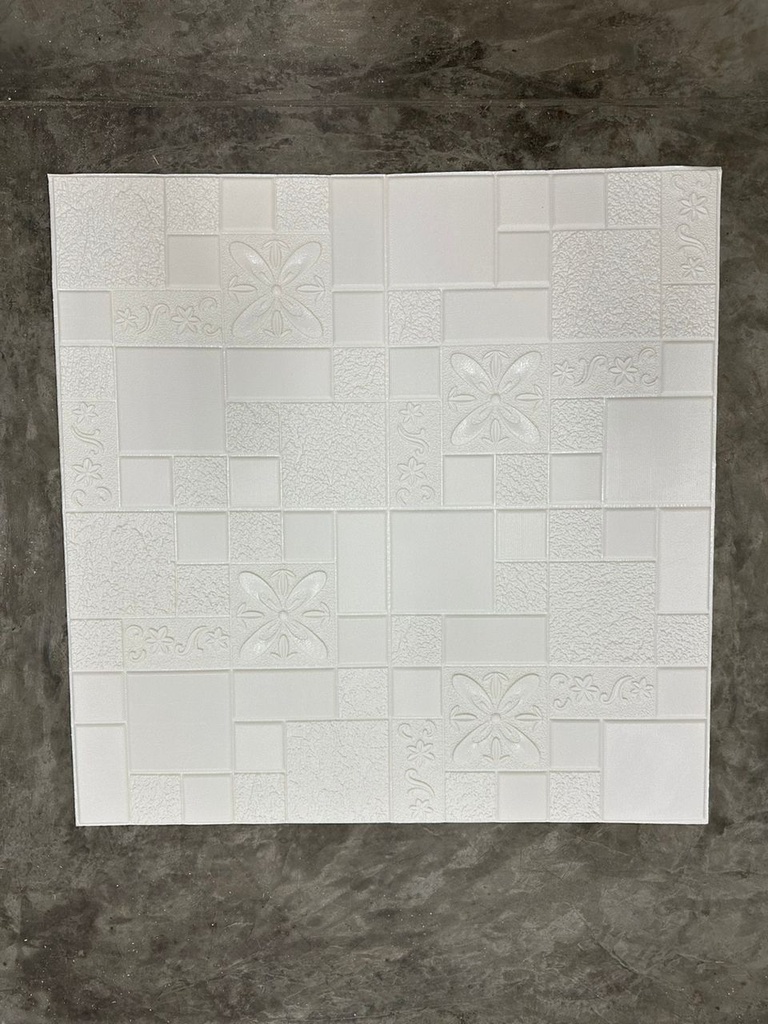 PANEL 3D CUADRO PRIMAVERA BLANCO 61-001