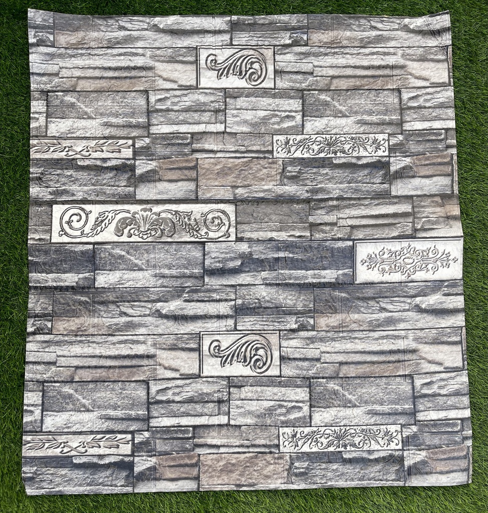 PANEL 3D VINTAGE GRIS