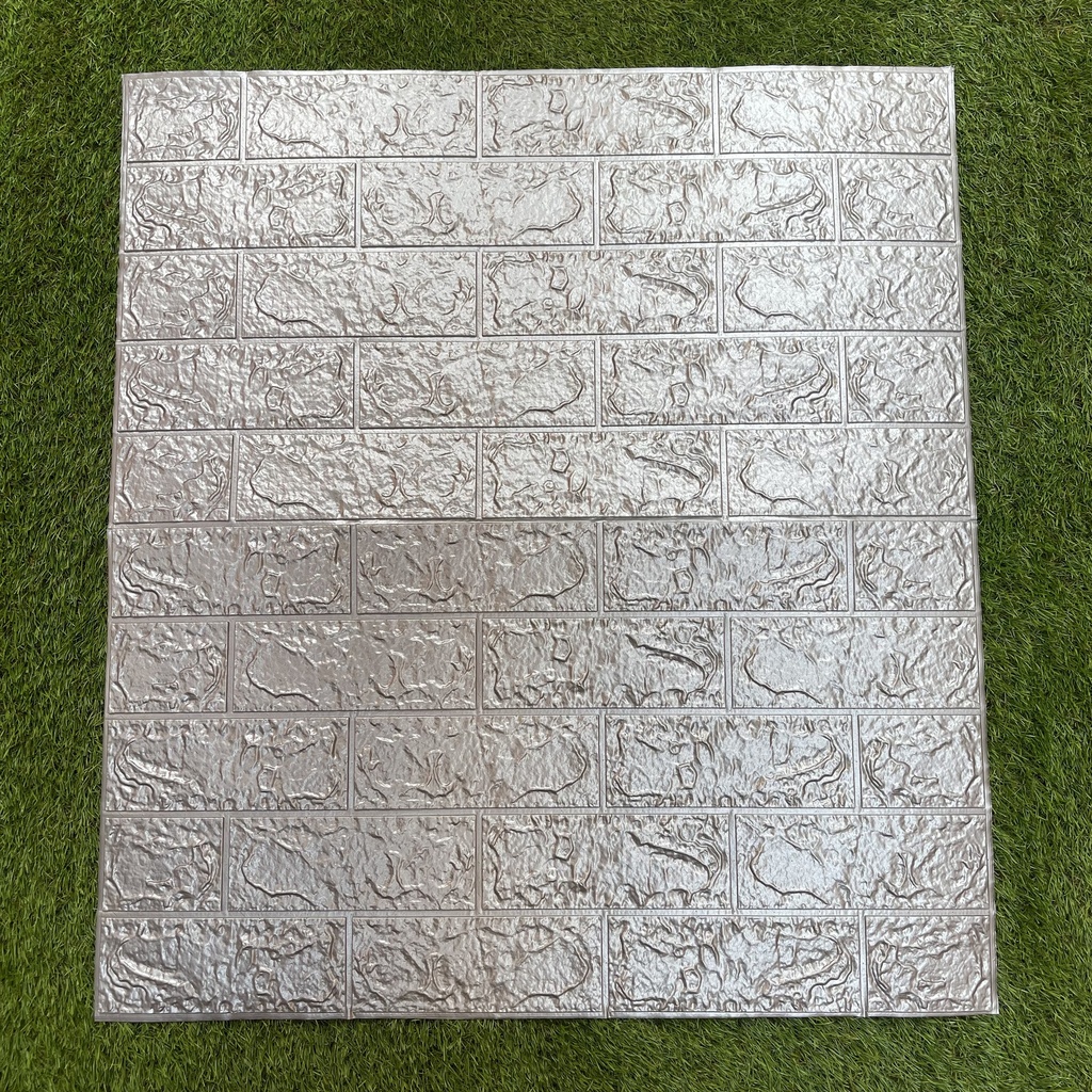 PANEL 3D CORRUGADO PLATEADO CS-009