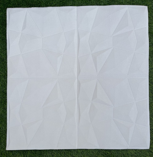 PANEL 3D HEXAGONO PREMIUN BLANCO