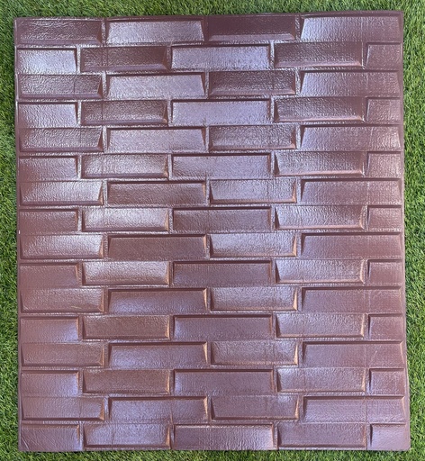 PANEL 3D LADRILLO MARRON