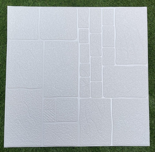 PANEL 3D MOSAICO BLANCO