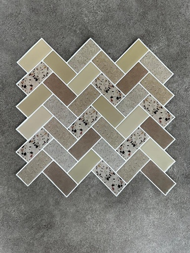 MOSAICO RECTANGULAR BEIGE