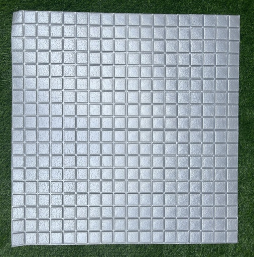 PANEL 3D RUGBY PLATEADO