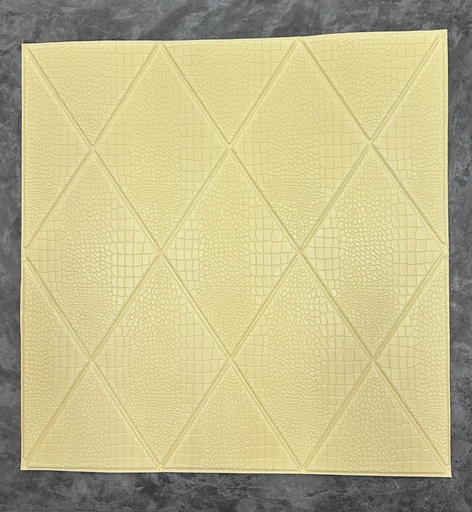 PANEL 3D COCODRILO AMARILLO CLARO 75-005