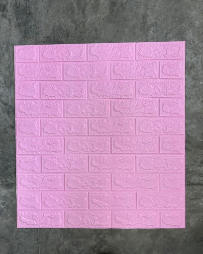 PANEL 3D CORRUGADO ROSADO CS-003